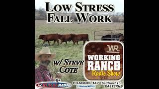 Ep 135: Steve Cote… Keeping Fall Cow/Calf Work Stress Low