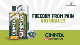 CINNTA Quick Action Pain Relief Oil | Ayurvedic Pain Relief Oil | Teachers' Grace