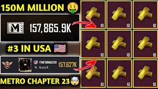 150M MILLION METRO CASH  PUBG METRO ROYALE CHAPTER 23