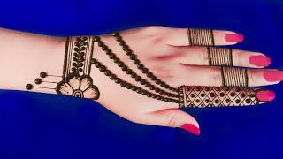 Dots mehndi design trick | mehndi design | mehndi | easy mehndi