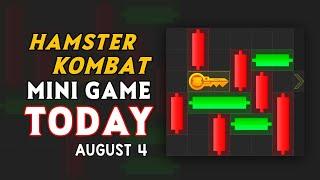 Hamster Kombat Mini Game Today 4 August 2024