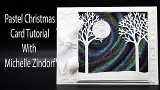 Pastel Christmas Card Tutorial with Michelle Zindorf
