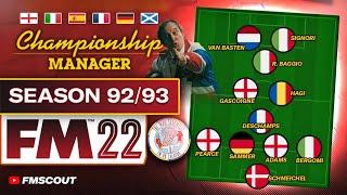 Play CM 92/93 on FM 2022 | 30 Years Of Football Manager | Retro Database