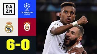 Rodrygo-Dreierpack bei Kantersieg: Real Madrid - Galatasaray 6:0 | UEFA Champions League | DAZN