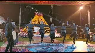 dabka dancers in sangeet