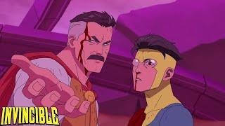Omni-Man and Invincible vs Vidor and Thula - Invincible