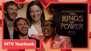 The Lord of The Rings: The Rings of Power Cast Play A Chaotic Game Of MTV Yearbook | MTV Movies