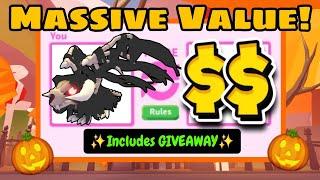 Trading Adopt Me Halloween Grim Dragons 