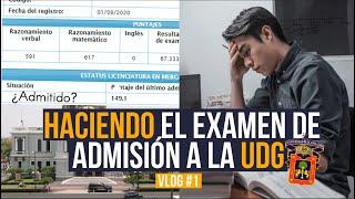 ¿Es fácil el examen de admisión de UDG? | Vlog #1