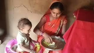 Cute baby dehati family vlog deshi