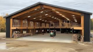 Two Men Build MASSIVE $750,000 Barndominium in ONLY 1 Year | Start to Finish by  @RRBuildings