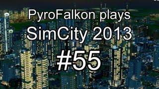 PyroFalkon plays SimCity Ep 55 - Saving Guthdragon's Den