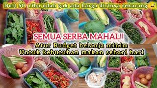 SEMUA MAHAL ‼️| ATUR BUDGET MINIM UNTUK KEBUTUHAN MAKAN SEHARI HARI SAAT BAHAN POKOK SERBA MAHAL 