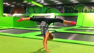 GYMNASTICS AT FLIPOUT!