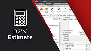 B2W Estimate - Construction Estimator Software - Job Cost Estimating Platform