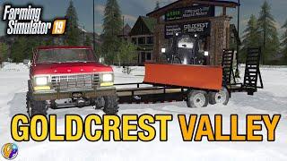 GOLDCREST VALLEY IN FS19 (Seasons Snow Plow) FARMING SIMULATOR 19