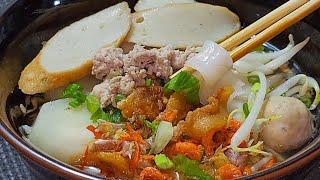 ก๋วยเตี๋ยวน้ำใส สูตรไม่ต้องรอนานไม่ต้องต้มน้ำก๋วยเตี๋ยวเป็น ชม.อร่อยง่ายๆใครชอบทานก๋วยเตี๋ยวมาทางนี้