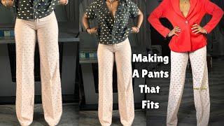 Sewing a Pants That Fits Properly with Zipper Fly