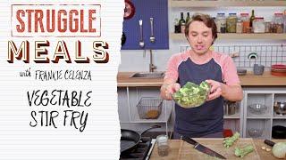 How to Make a Vegetable Stir Fry with Peanut Sauce | Struggle Meals