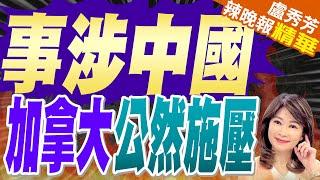 中國在墨投資 加拿大慌了｜事涉中國 加拿大公然施壓【盧秀芳辣晚報】精華版  @中天新聞CtiNews