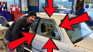 How To Replace Fixed Automotive Glass! - 1984 BMW E30