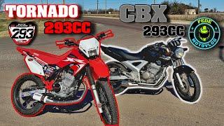 PROBAMOS LA TORNADO 293 VS CBX 293// DUELO DE MISILES