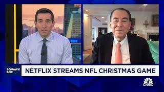 Netflix did 'a hell of a job' selling advertising for its NFL Christmas games, says Tom Rogers