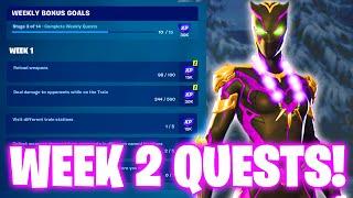 How To Complete Week 2 Quests in Fortnite - Week 2 Challenges Fortnite Chapter 5 Season 4