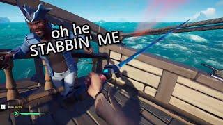 Yo he STABBIN me! - Sea of thieves