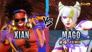 SF6 ▰ Dee Jay ( Xian ) Vs. Ranked #4 Juri ( Mago )『 Street Fighter 6 』