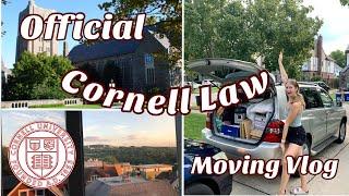 MY OFFICIAL CORNELL LAW MOVE IN VLOG