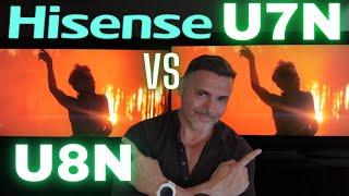 HISENSE U8N VS U7N Mini Led Battle! Which is The Best Value?