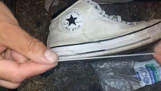 Cómo cocer la base zapatillas converse