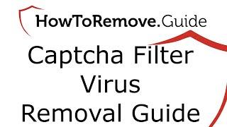 Captcha Filter Virus Removal