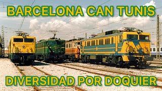 Reportaje LOCOMOTORAS Barcelona Can Tunis Casa Antúnez FERROCARRIL Español TRENES Renfe R11