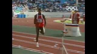 Carl Lewis Wins Long Jump Gold - Seoul 1988 Olympics