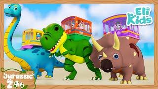 Dinosaur Bus #2 (Multiple Dinosaurs) +More | Animal Vehicle | Eli Kids Compilations