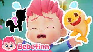 The Shadow Hunting  | Where Is Finn's Baby Shark? | Bebefinn Playtime Compilation | Musical Story