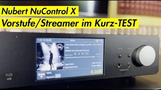 Vorstellung: Nubert nuControl X - Vorverstärker, DAC und Streamer im Test