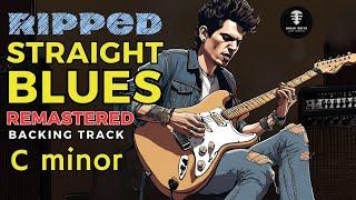 Ripped Straight BLUES BACKING TRACK in C minor [REMASTERED]