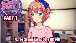 Nurse Sayori Takes Care Off MC!!!!(Part 1)(DDLC Night Nurse MOD Re-Release)