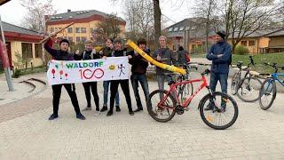 Waldorf100 - Staffelstabaktion von Augsburg nach Landsberg