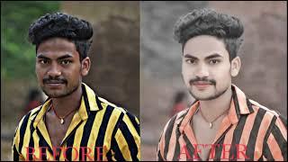 BEFORE AND AFTER SHORT VIDEO "PHOTO EDITING! NITISH CREATION