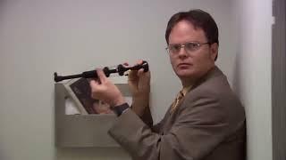 Dwight Hides Weapons in the Office (Season 4 Episode 7: Survivor Man)