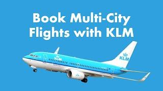 How to book a multi-city ticket with KLM 