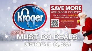 *Appetizers!* Kroger UPDATED Must Do Deals for 12/18-12/24 | MORE MEGA DEALS