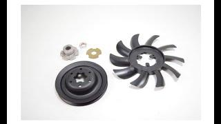 Hydro-Gear 72134 Lawn Tractor Transaxle Fan and Pulley Kit - Overview