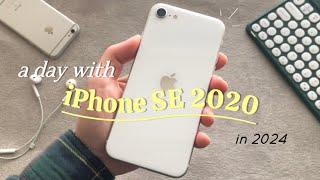 iPhone SE 2020 in 2024 | a day with my SE 2020 | how my battery drains