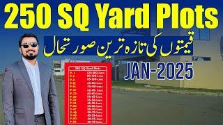 Bahria Town Current Market| 250 Yards Plot Updates| Bahria Town Karachi 250 Sqyards Plots Prices