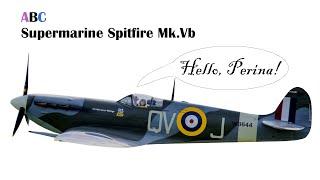 Představení ABC vystřihovánky - Supermarine Spitfire Mk.Vb